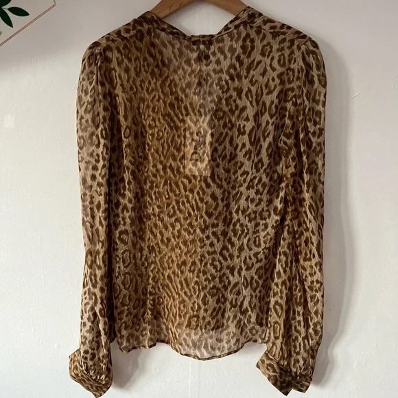 NWT Dolce and Gabbana D&G 100% silk leopard 44/30 - Picture 12 of 14